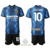 Maglia ufficiale Inter Milan Lautaro Martinez 10 Casa 2021-22 per Bambino